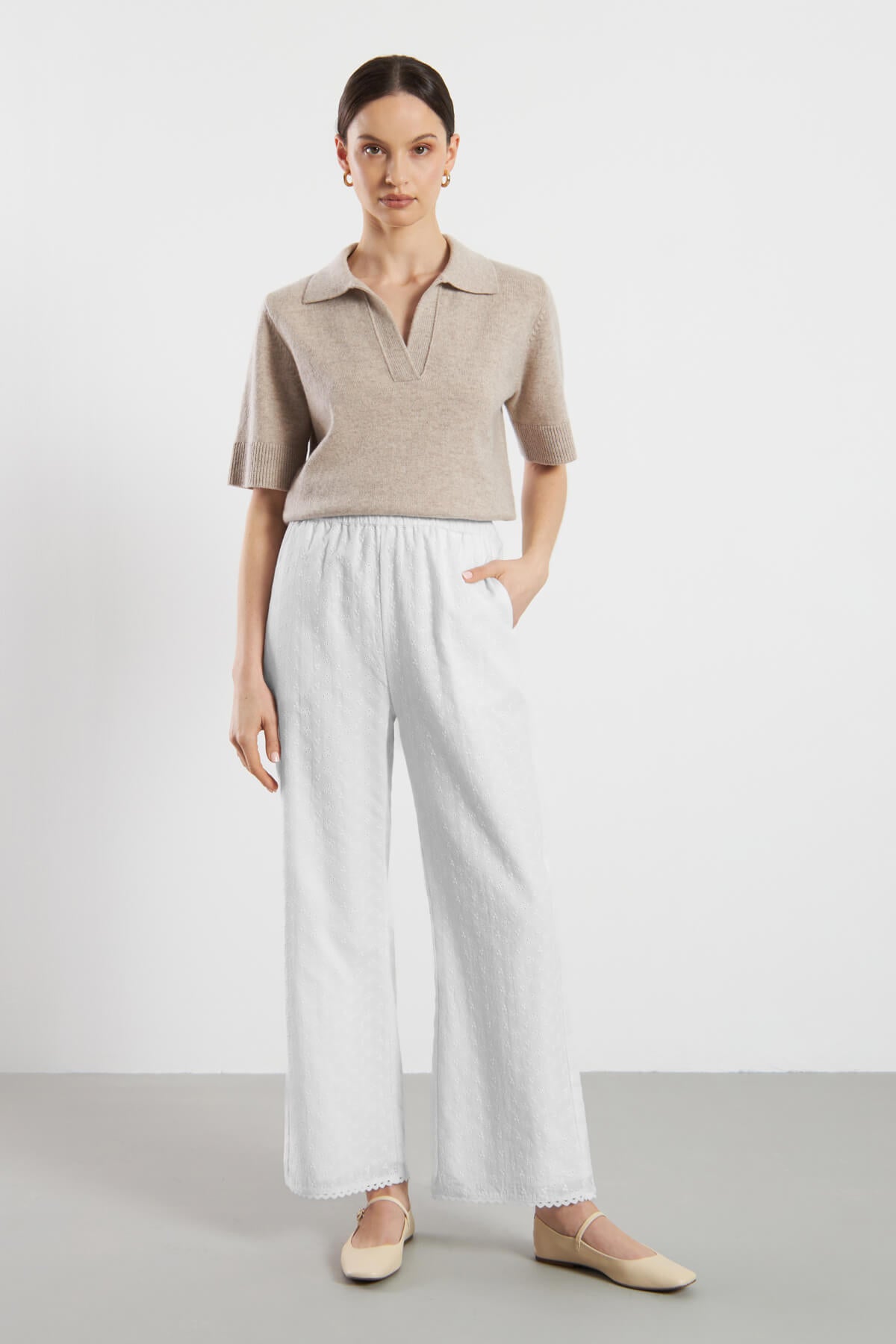 Capri Pants - White