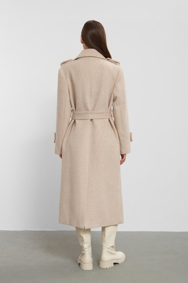 Beige on sale fall coat