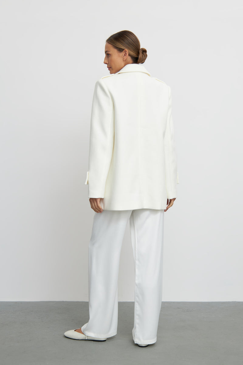 Verona Boucle Jacket - Off-White