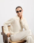 Petrea Knit Polo - Cream