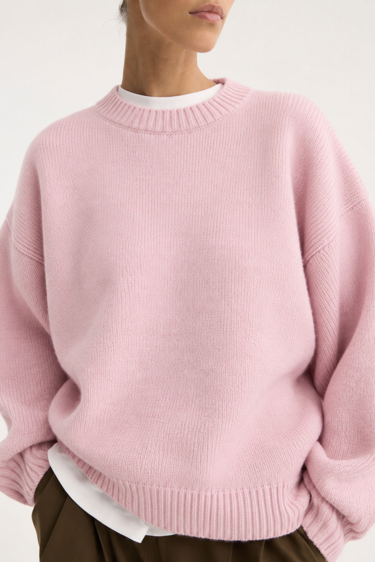 Romy Sweater - Powder Pink