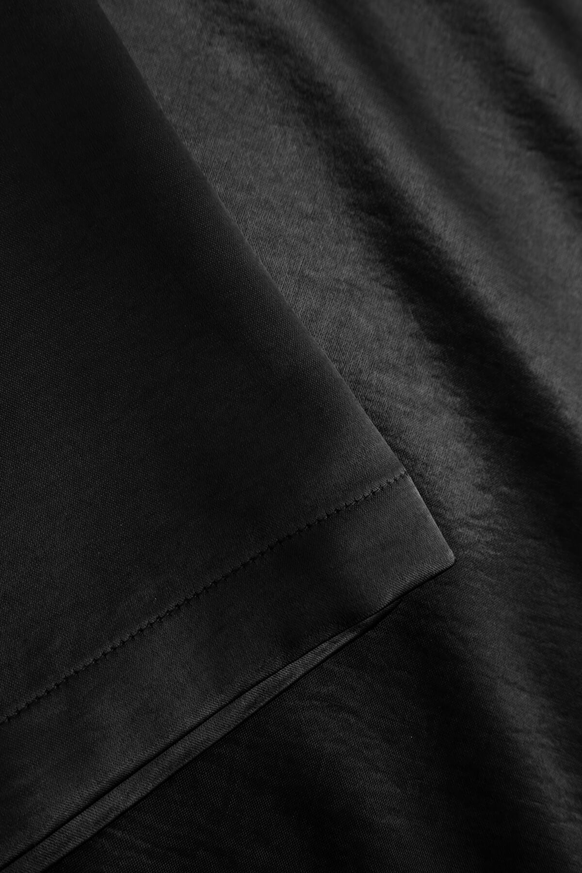 Ames Satin Bukser - Sort