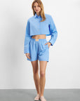 Hurley Cropped Shirt - Blue