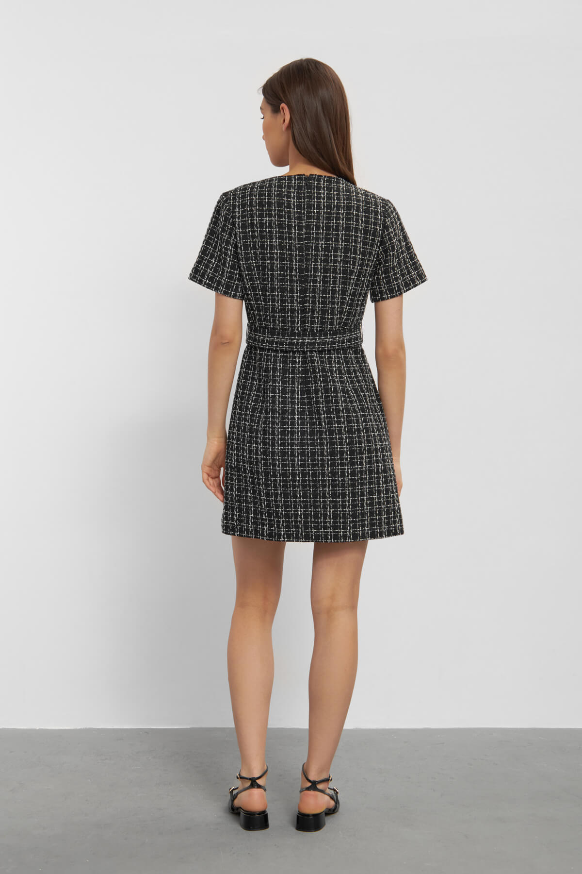 Taylor Boucle Dress - Black