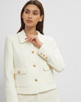 Verona Boucle Jacket - Off-White