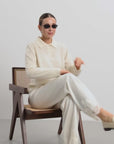 Petrea Knit Polo - Cream