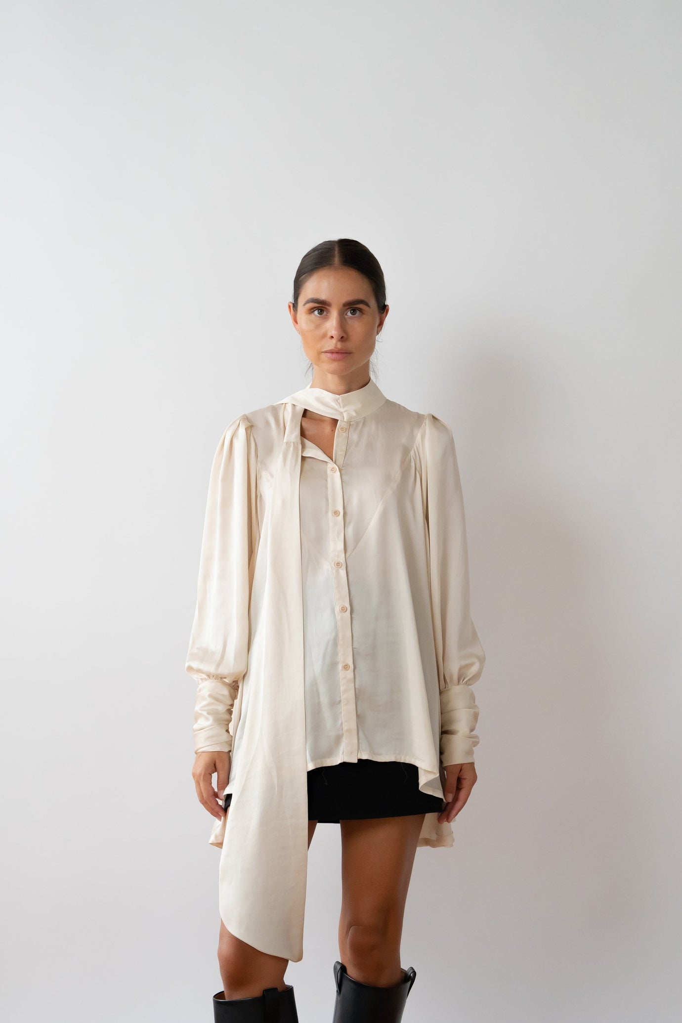 satin shirt