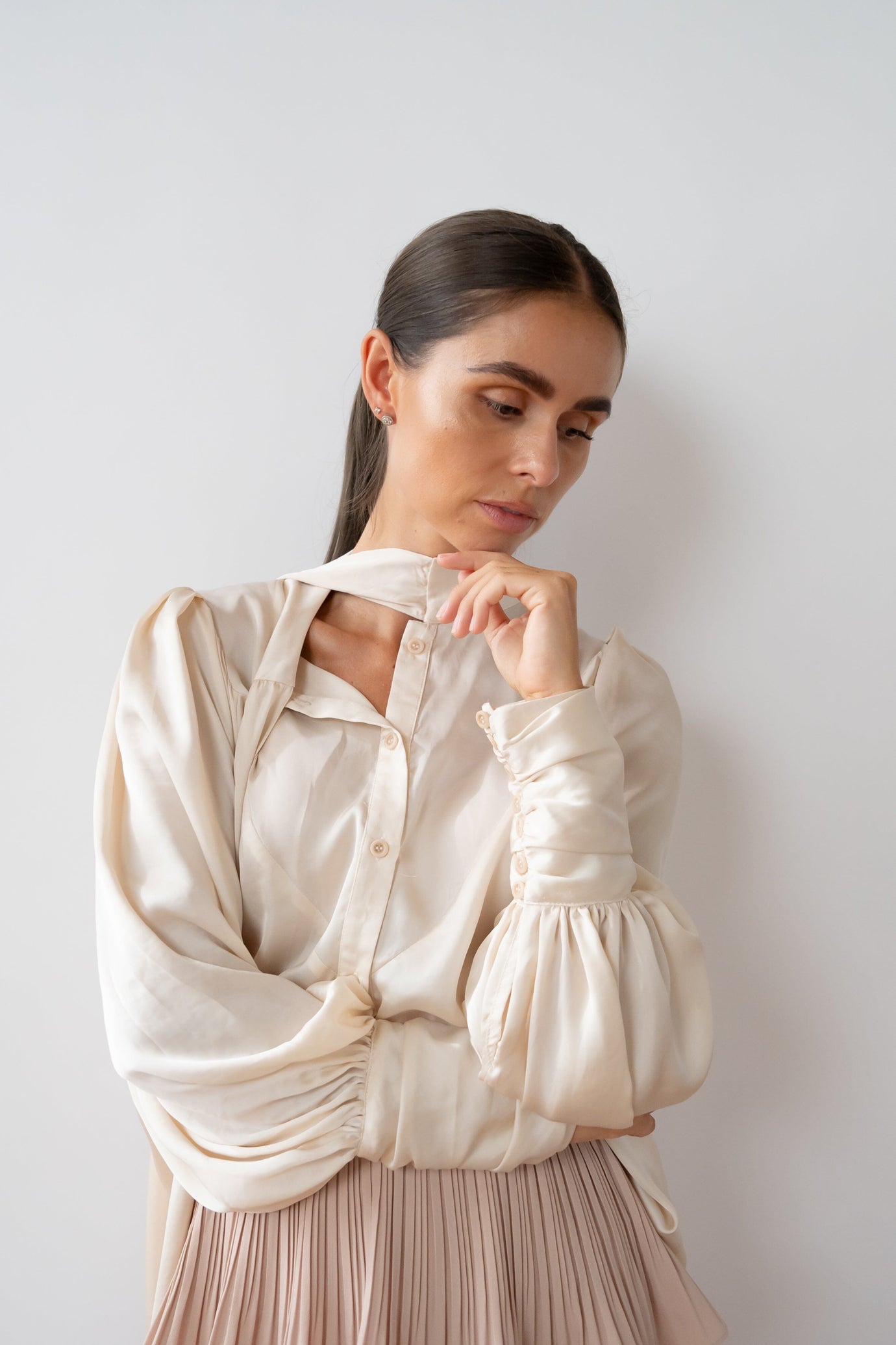 silk shirt